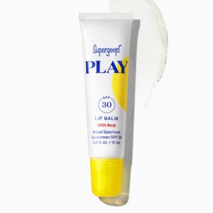 Supergoop! PLAY Lip Balm SPF 30 with Acai 0.5oz - Antioxidant-Rich, Hydrating Lip Sunscreen with Broad Spectrum Protection